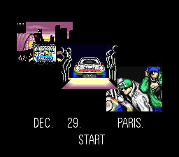 Jaleco Rally screenshot 2 for Super Famicom